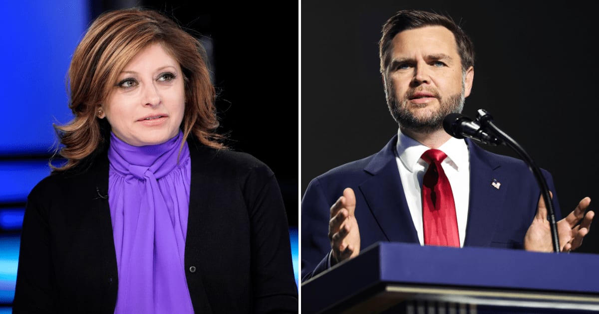Asked whether Maria Bartiromo might replace former press secretary Karoline Leavitt, JD Vance said, 'I don’t know, man,' before adding, 'No, I don’t think so' (Getty Images)