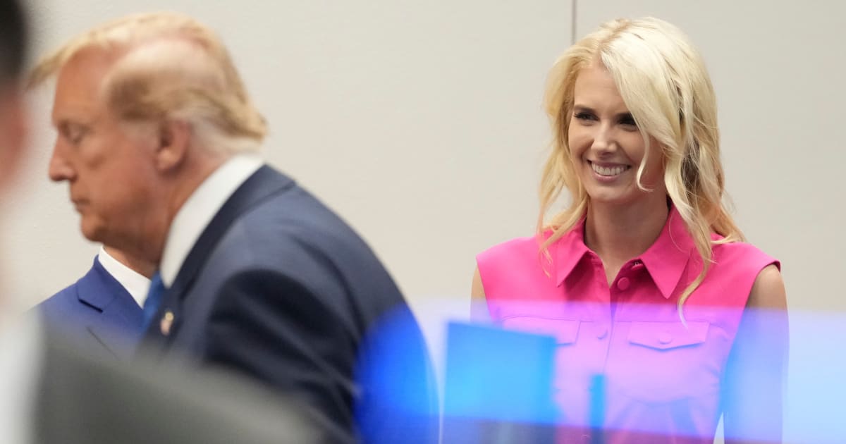 President Donald Trump’s social media team has hit back at liberal journalist Aaron Rupar after he posted about White House aide Natalie Harp accompanying Trump on his trip to Ireland (AP Photo/Mark Schiefelbein)