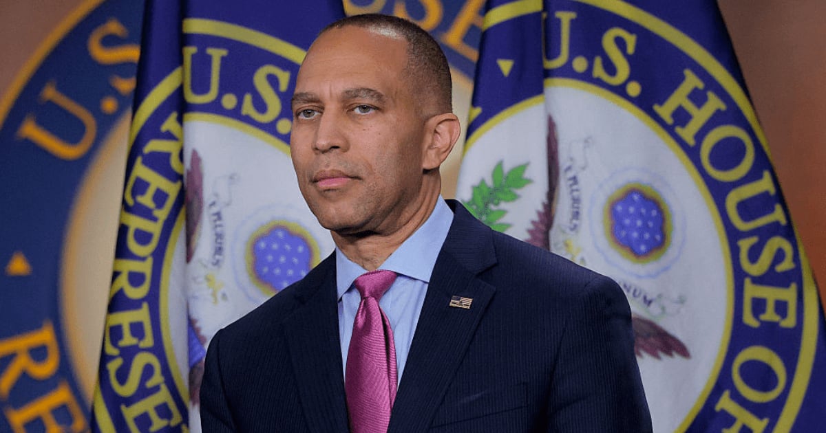 House Democratic Leader Hakeem Jeffries outlined how Democrats could approach oversight if they regain control of Congress after the midterms (Chip Somodevilla/Getty Images)