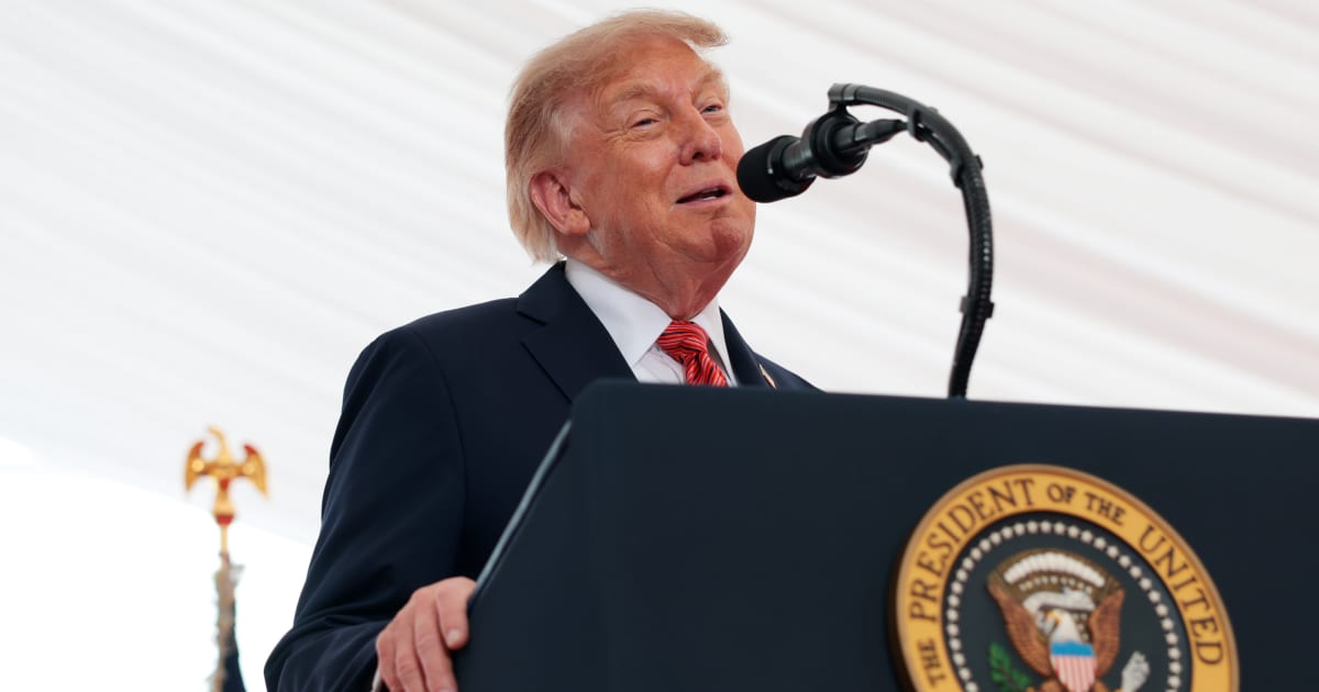 President Donald Trump delivers remarks to US Embassy personnel and business leaders at Deerfield Residence on September 12, 2026, in Dublin, Ireland (Getty Images)