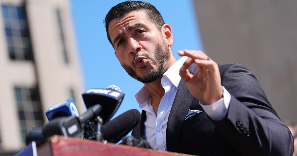 Abdul El-Sayed said ordinary Americans faced challenges from Trump's failed policies, including difficulty seeing a doctor (AP Photo/Julia Demaree Nikhinson)