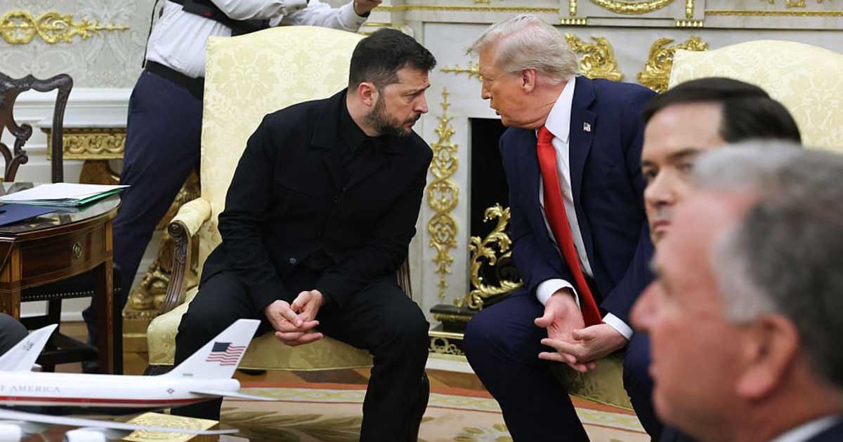 President Donald Trump again shifted his Ukraine stance, urging Kyiv to stop striking key Russian targets that had contributed to diesel shortages (Getty Images)