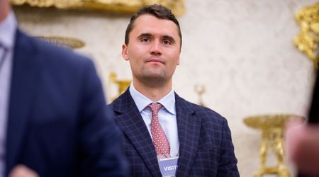 Charlie Kirk statue vandalized with red paint days after unveiling outside Turning Point HQ