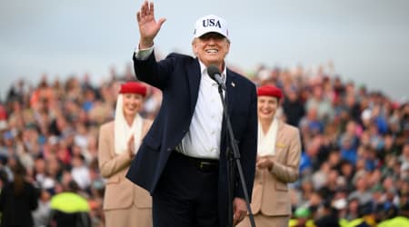 Irish Open crowd goes wild with USA chants after Trump drops surprise whiskey tariff move