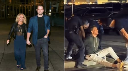 Video shows Hayden Panettiere’s BF Brian Hickerson yelling about her death as he is detained