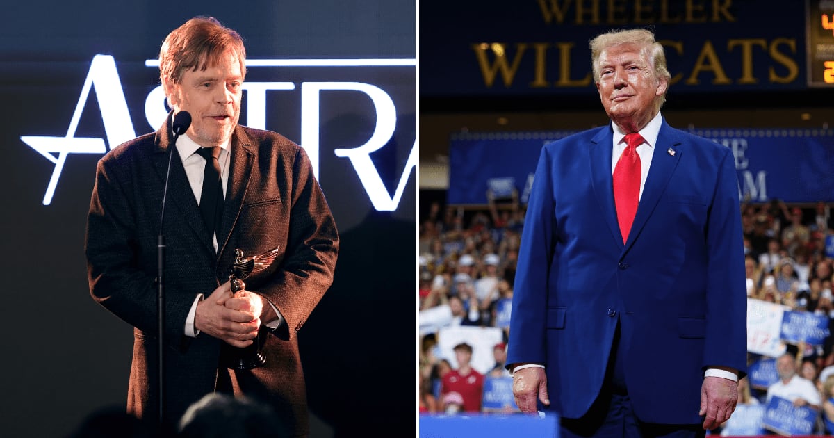 A social media post claims actor Mark Hamill suggested killing President Donald Trump, following which the Secret Service visited him (Getty Images, AP Photo)
