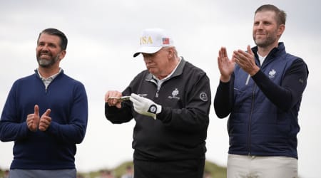 Trump declines to answer if his sons’ names could ever be on the ballot