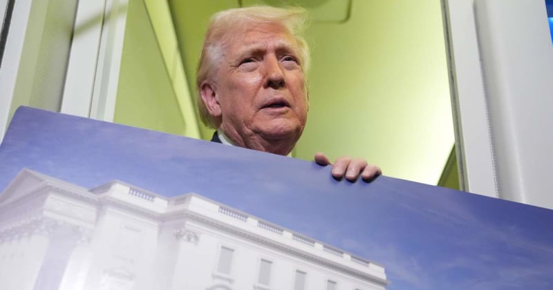 Trump brands pre-Trump White House a 'dump', touts renovation with before and after photos
