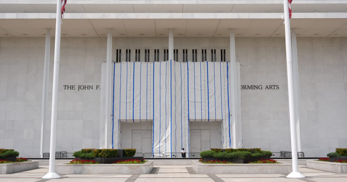President Trump was portrayed as the figure behind the renovation and future of the institution in some versions of the inscriptions, and simply thanked for his support in others (AP Photo/Mark Schiefelbein)