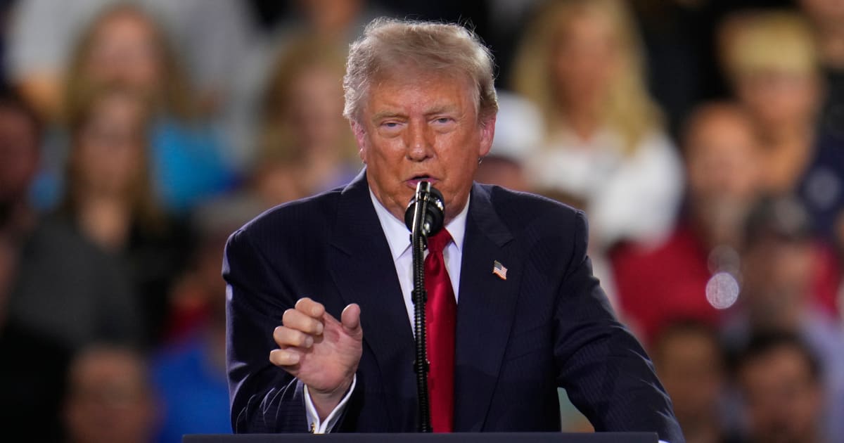 President Donald Trump speaks at an event at the General Motors Proving Ground Monday, July 27, 2026, in Milford, Mich (AP Photo/Paul Sancya)