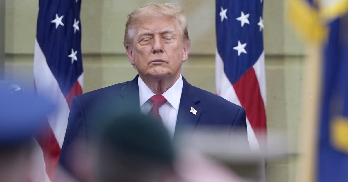 A social media post claims President Donald Trump drafted written instructions for a simple funeral in case he dies in office (AP Photo/Manuel Balce Ceneta)