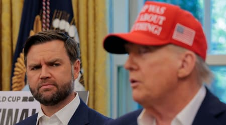 JD Vance is the early 2028 GOP frontrunner, but Trump says it's ‘too early’ to back him