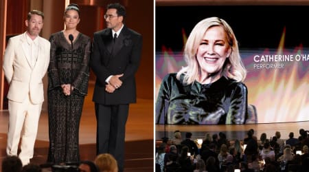 ‘She was our mama’: Macaulay Culkin, Annie Murphy, Dan Levy honor Catherine O’Hara at 78th Emmys