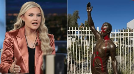 Erika Kirk vows to restore Charlie's statue after vandalism: ‘We'll keep building’