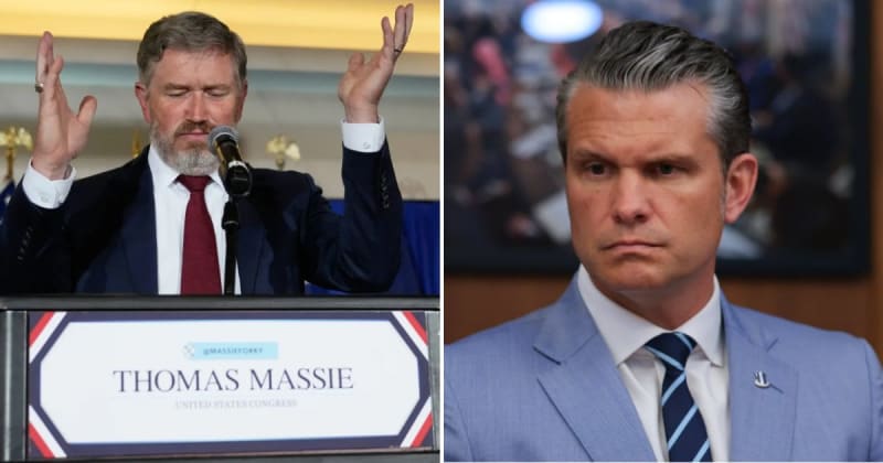 Thomas Massie takes aim at Pete Hegseth with impeachment push over Trump’s Iran war