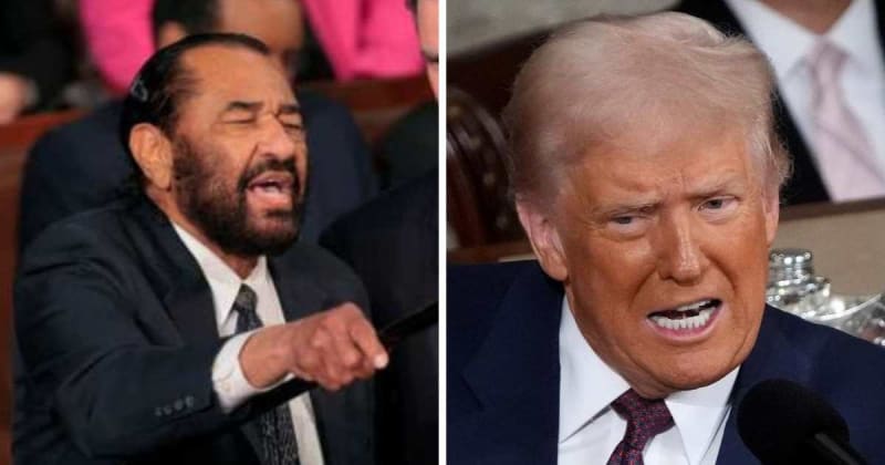 Al Green’s third Trump impeachment bid fails as House votes 232-147 to table resolution