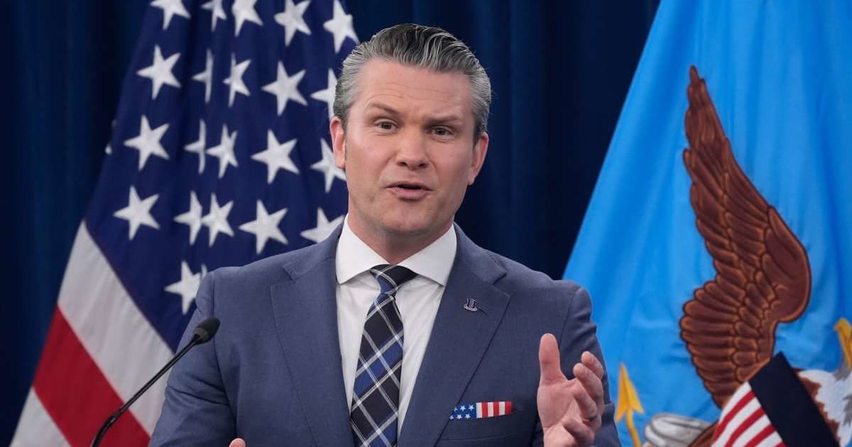 House Speaker Mike Johnson sent the House home early, canceling the September 17 vote on Pete Hegseth's impeachment resolution (AP Photo/Manuel Balce Ceneta)