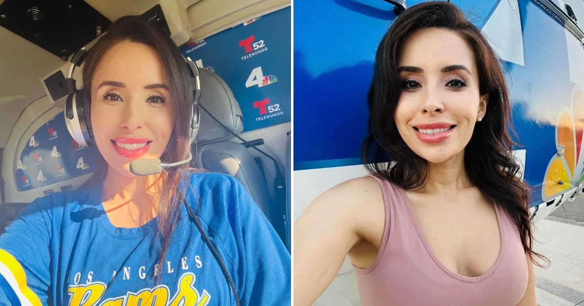 NBC4 reporter Eliana Moreno died when NewsChopper 4 crashed while covering a deadly Metro bus collision in Los Angeles (@ElianaMoreno/X)