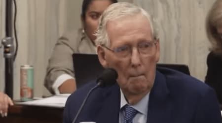Frail Mitch McConnell needs GOP colleague’s help after nearly casting wrong vote in Senate