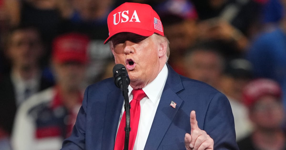 Donald Trump joked he would withhold FEMA funding if Michael Whatley lost in North Carolina before telling supporters he was 'only kidding' (AP Photo/Matt Kelley)