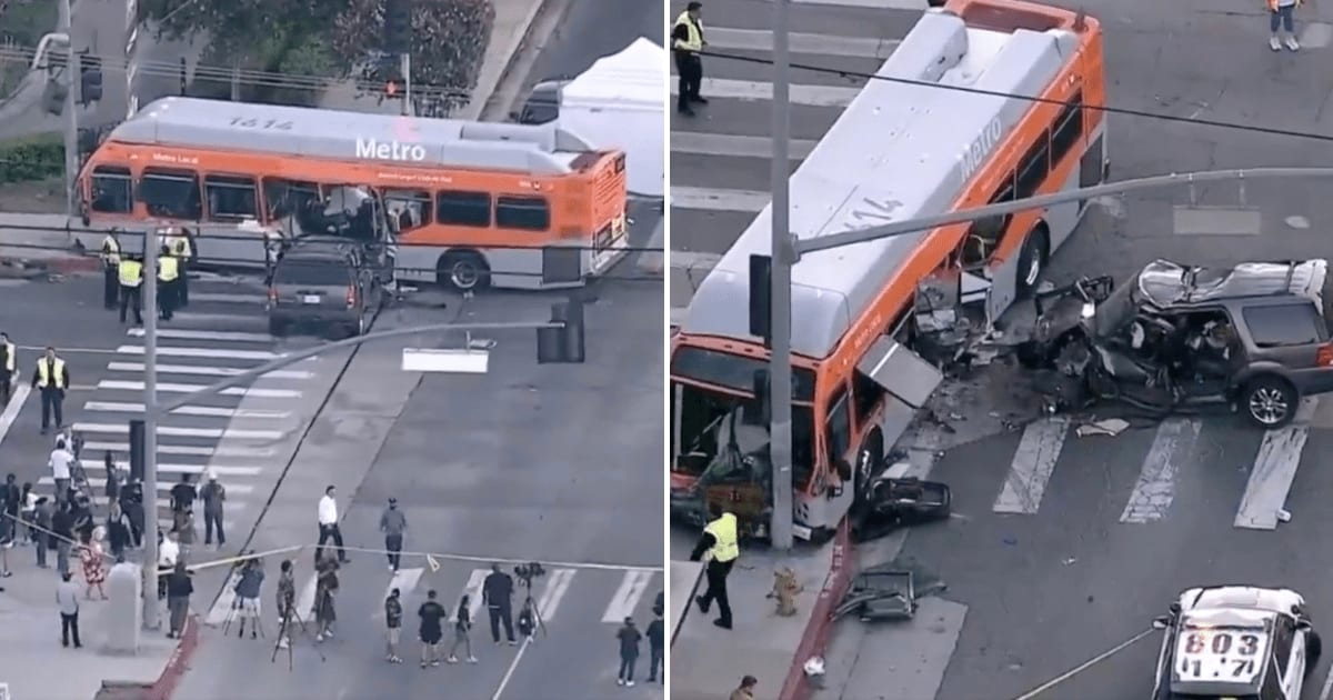 On September 15, 2026, a tragic series of events unfolded in Chatsworth, Los Angeles, beginning with a deadly collision between a Metro bus and an SUV (@MatthewsKeysLive/X)
