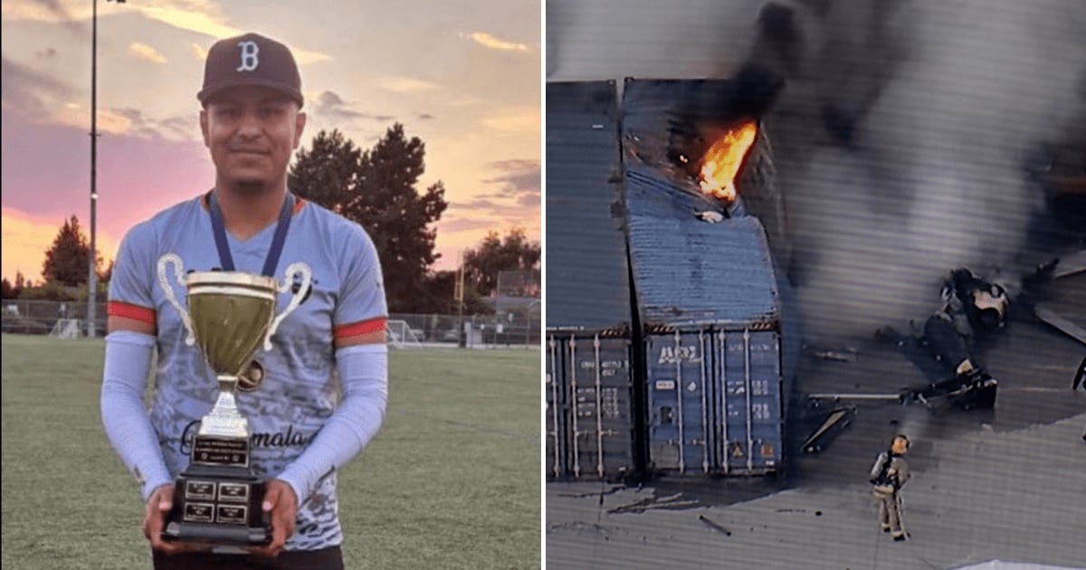 Edy Gutierrez Mejia was visiting Los Angeles from Cuilapa, Guatemala, when he was killed in the September 15 helicopter crash (@EODWX5/X, KABC-TV via AP)