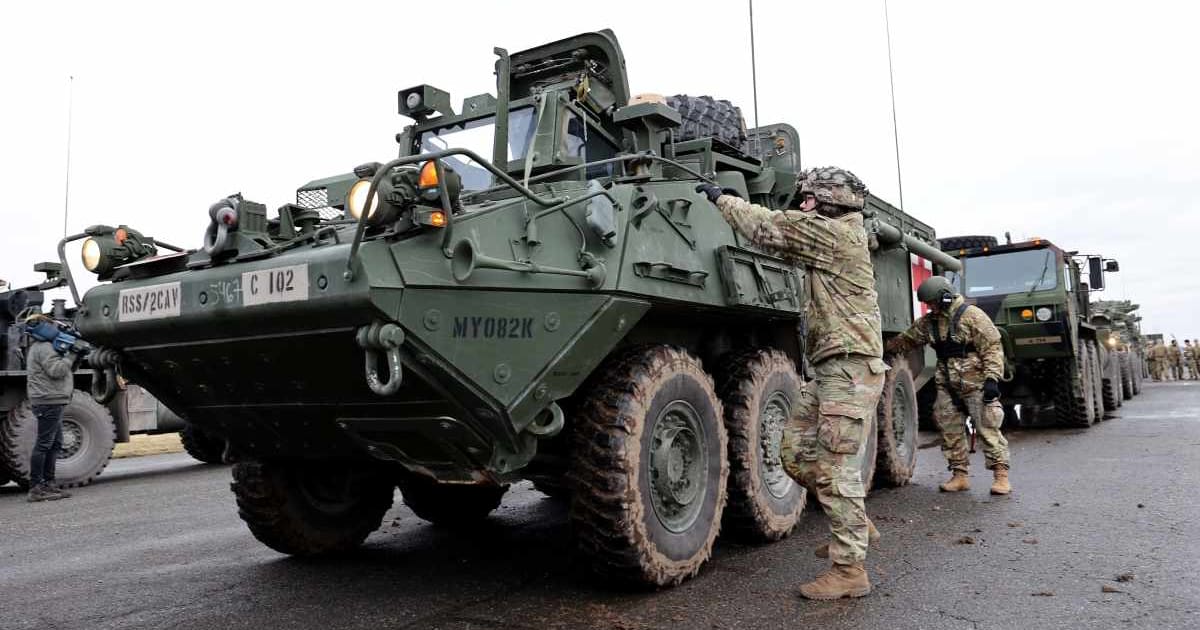 The Pentagon is considering cutting 25,000 to 40,000 US troops from Europe, potentially reducing the American military presence by nearly a third (Getty Images)