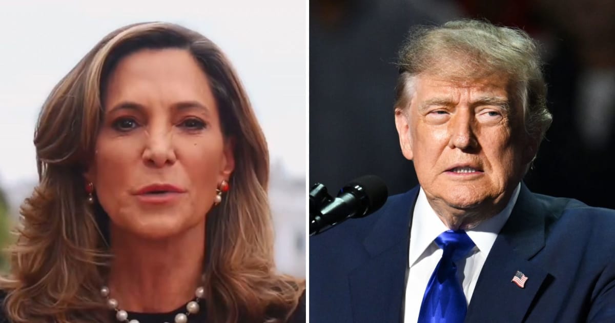 Rep Maria Elvira Salazar, a Republican representing Florida’s 27th Congressional District, has publicly broken with President Donald Trump over his immigration enforcement policies (Screengrab/X/@MaElviraSalazar, Getty Images)