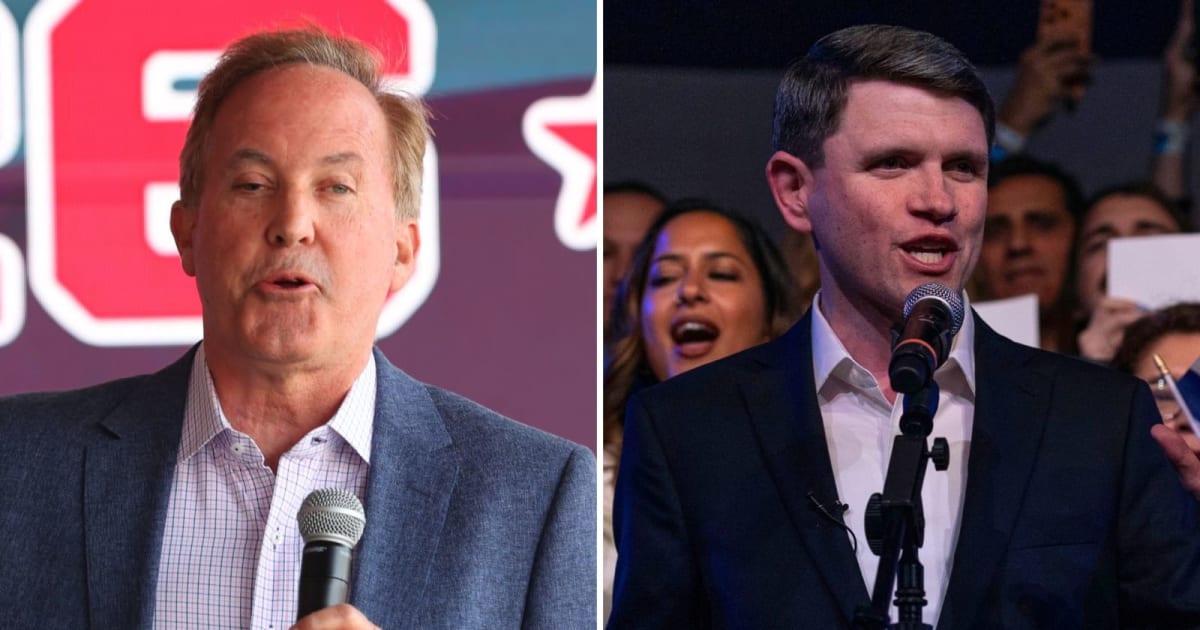 James Talarico leads Ken Paxton by 3% in a Texas Senate poll, though the margin of error puts the race in a statistical tie (Getty Images)