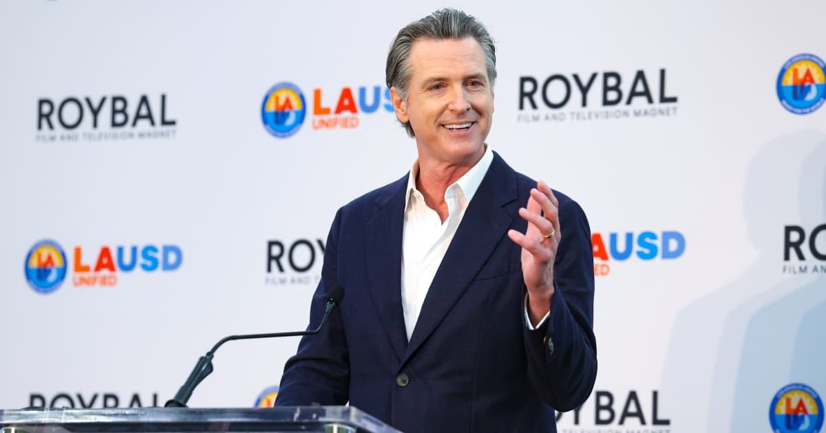 California Governor Gavin Newsom's new order sought proposals, including requiring AI firms to develop a 'kill switch' for advanced models (Getty Images)