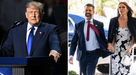 Trump claims Don Jr has repaid Russian Oligarch who footed bill for his wedding celebrations