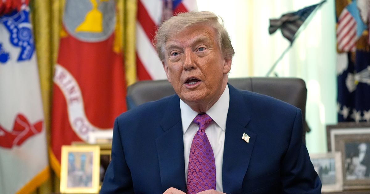President Donald Trump speaks in the Oval Office of the White House, Thursday, August 27, 2026, in Washington (AP Photo/Manuel Balce Ceneta)