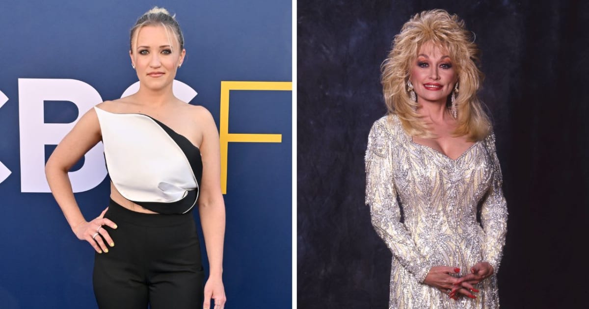 Emily Osment recalled her experience of working with Dolly Parton on ‘Hannah Montana’ (Maya Dehlin Spach/Getty Images)