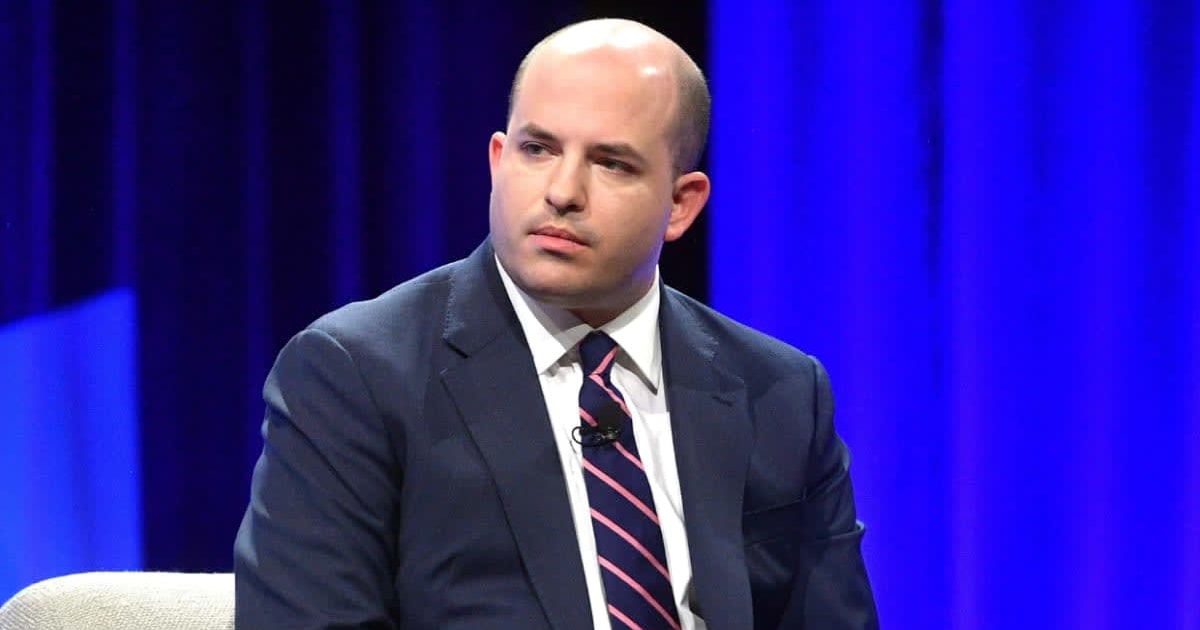 Brian Stelter's comments came after journalists from CNN, MS NOW and Politico were denied access to the White House on Saturday, September 19, following Donald Trump’s announcement that he was banning the outlets (Getty Images)