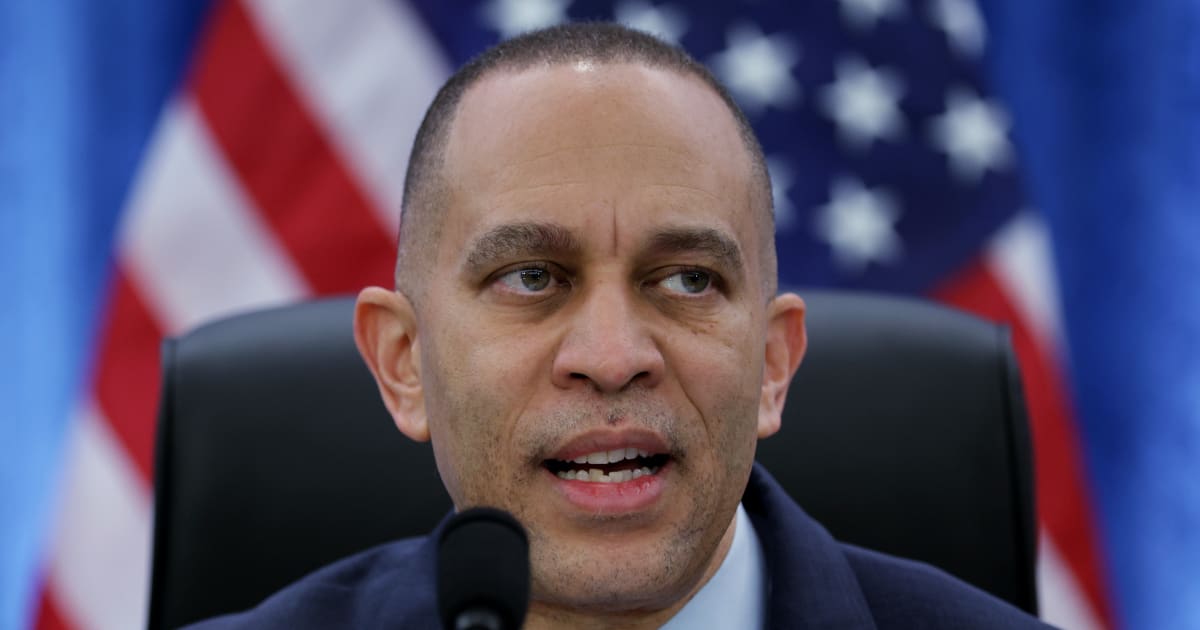The viral post also claims Hakeem Jeffries has said he will likely retire in 2028 (Getty Images)
