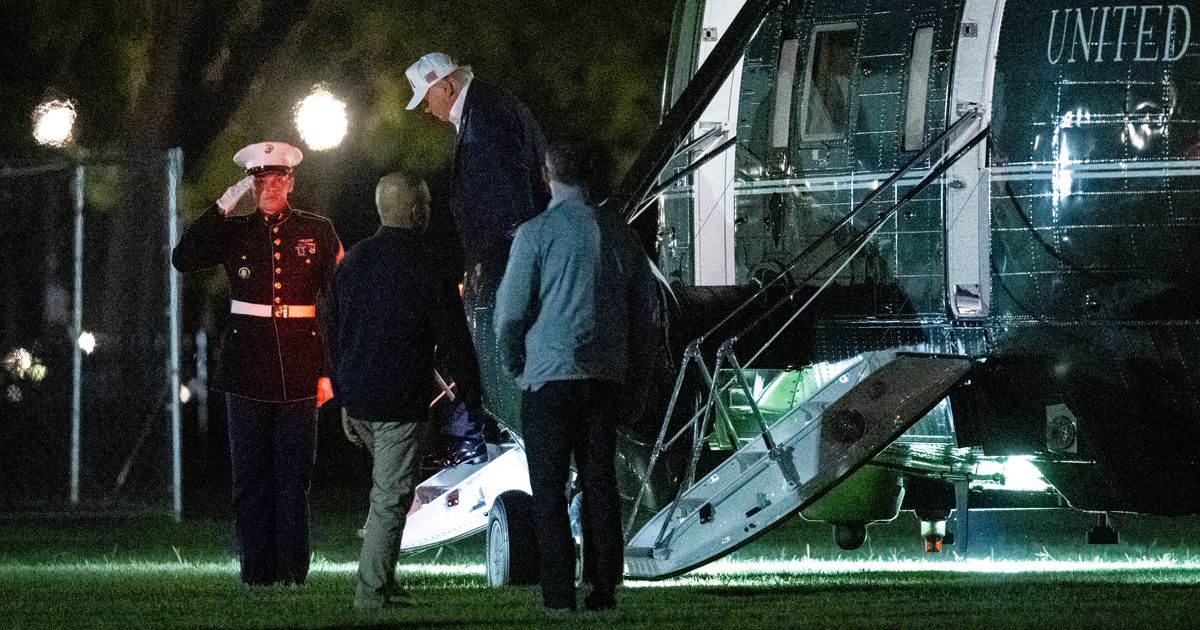President Donald Trump arrived at the Ellipse after Marine One landed near the White House on September 19, 2026(Graeme Sloan/Getty Images)