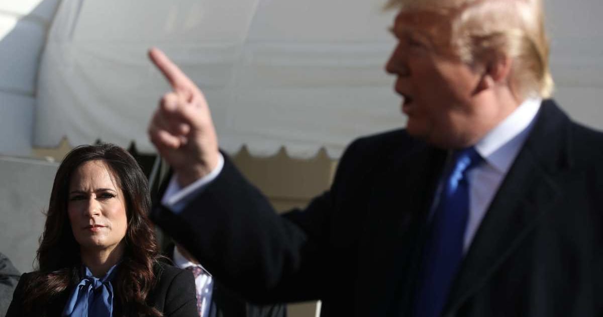 Stephanie Grisham, who served as White House press secretary during Donald Trump’s first term, shared her thoughts on the president’s press ban while speaking with CNN’s Brianna Keilar (Getty Images)