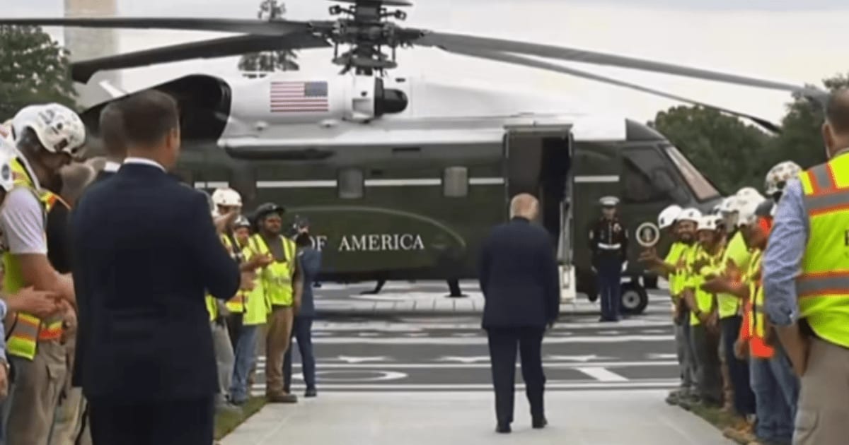 Trump allegedly stormed out of White House helipad ceremony after feeling disrespected (@mattwallace/X)