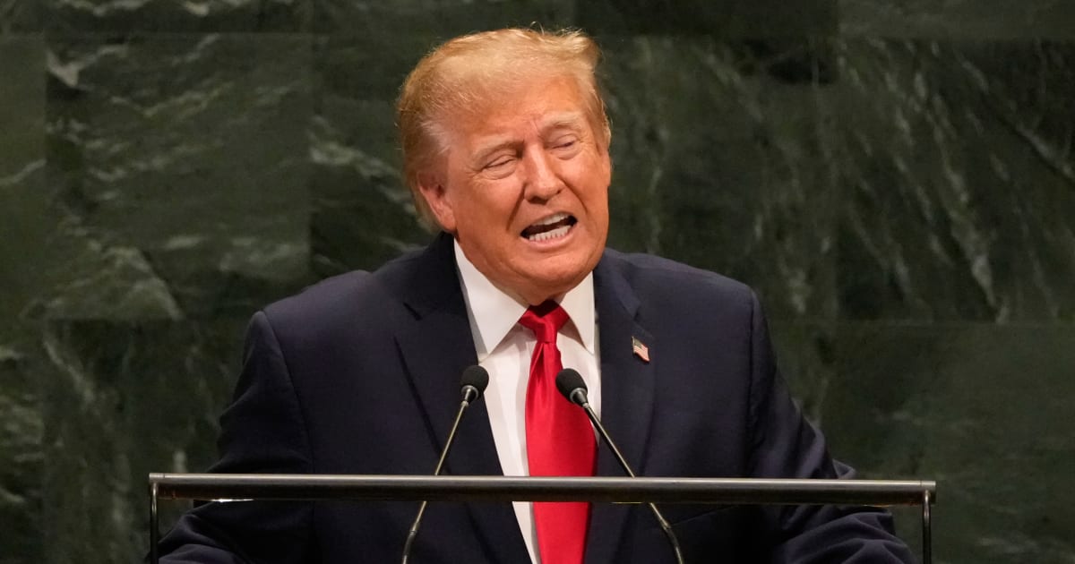 President Donald Trump speaks during the 81st session of the United Nations General Assembly at United Nations headquarters, Tuesday, Sept. 22, 2026 (AP Photo/Seth Wenig)