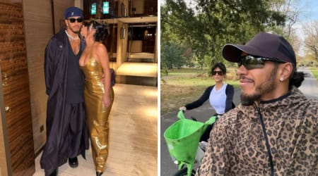 Lewis Hamilton gives glimpse into life with GF Kim Kardashian beyond F1 through romantic photos