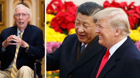 Mitch McConnell, GOP senators put fresh pressure on Trump before Xi meeting