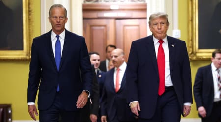 'Not really dug in': John Thune on Trump's stance on AI guardrails