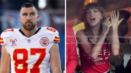Travis Kelce reacts to wife Taylor Swift’s viral touchdown celebration at Chiefs’ game