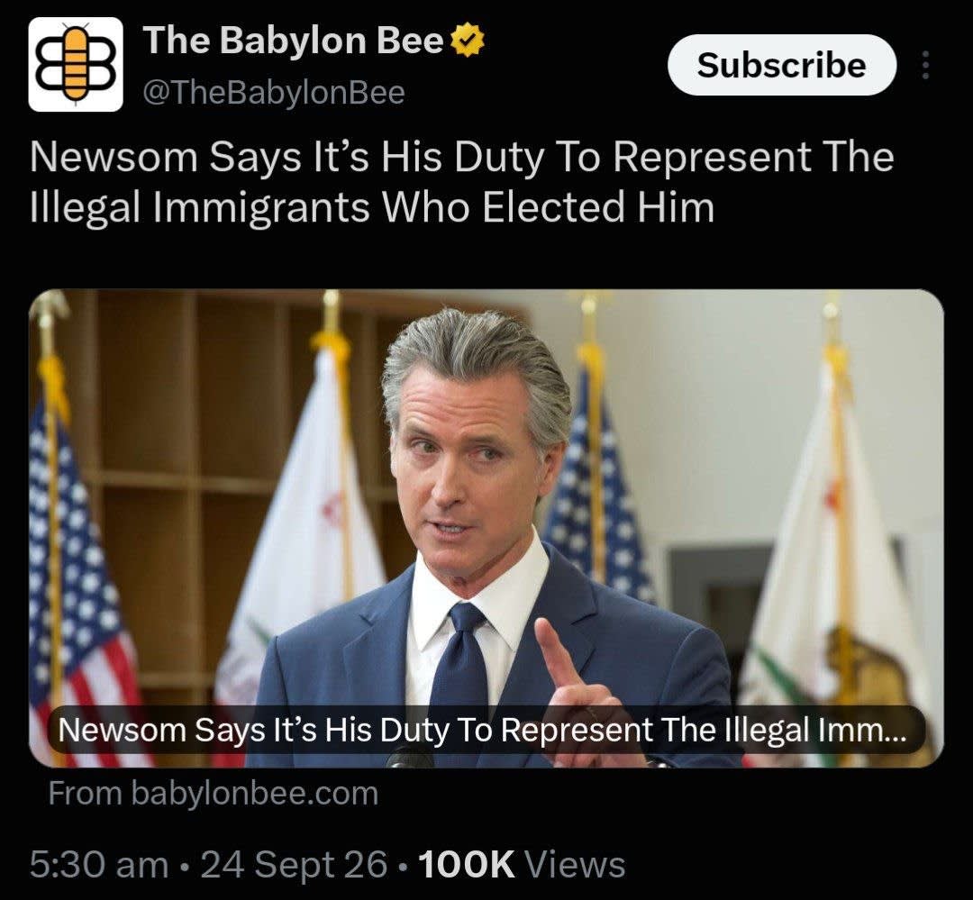 (@TheBabylonBee/X)