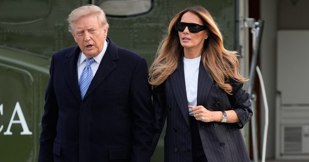 President Donald Trump and first lady Melania Trump arrive at the White House on Marine One on Wednesday, September 23, 2026, in Washington, after greeting China's President Xi Jinping at Joint Base Andrews (AP Photo/Manuel Balce Ceneta)