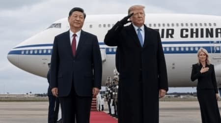 Fact Check: Did Trump use AI to remove Melania and leave Natalie Harp in photo with Xi Jinping?