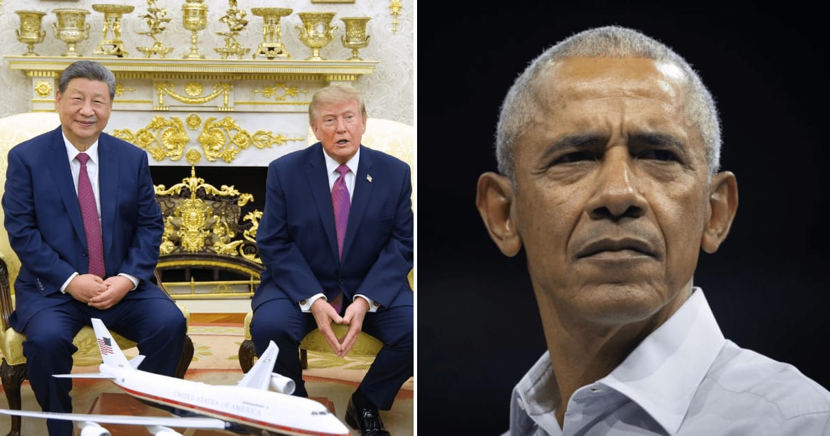 A social media rumor claims that President Donald Trump once criticized Barack Obama for hosting Xi Jinping (AP Photo, Getty Images)