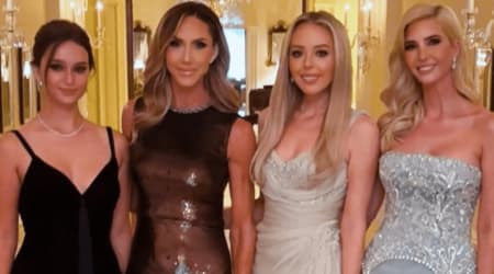 Ivanka Trump stuns in $6K gown with daughter Arabella at Xi Jinping’s White House dinner