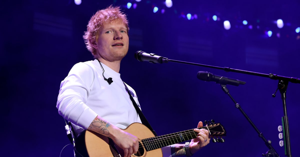 Ed Sheeran performs onstage during iHeartRadio z100's Jingle Ball 2025 Presented By Capital One at Madison Square Garden on December 12, 2025, in New York City (Getty Images)