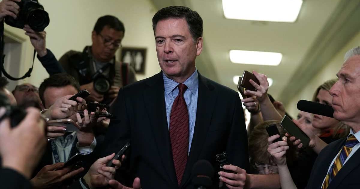 Former FBI Director James Comey faces federal charges tied to a 2025 social media image that prosecutors say threatened President Donald Trump (Getty Images)